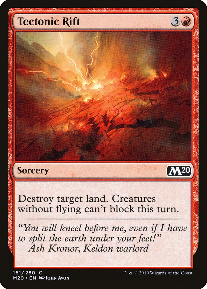 Tectonic Rift [Core Set 2020] | Total Play