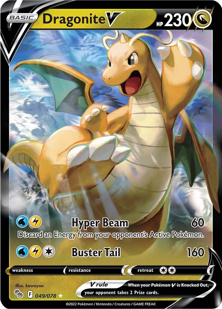 Dragonite V (049/078) [Pokémon GO] | Total Play