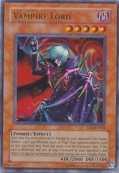 Vampire Lord [DB2-EN116] Ultra Rare | Total Play