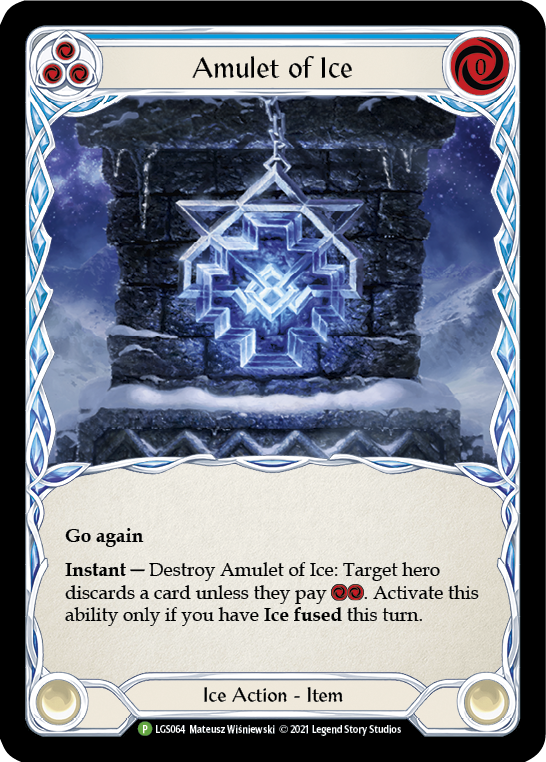 Amulet of Ice [LGS064] (Promo)  Cold Foil | Total Play
