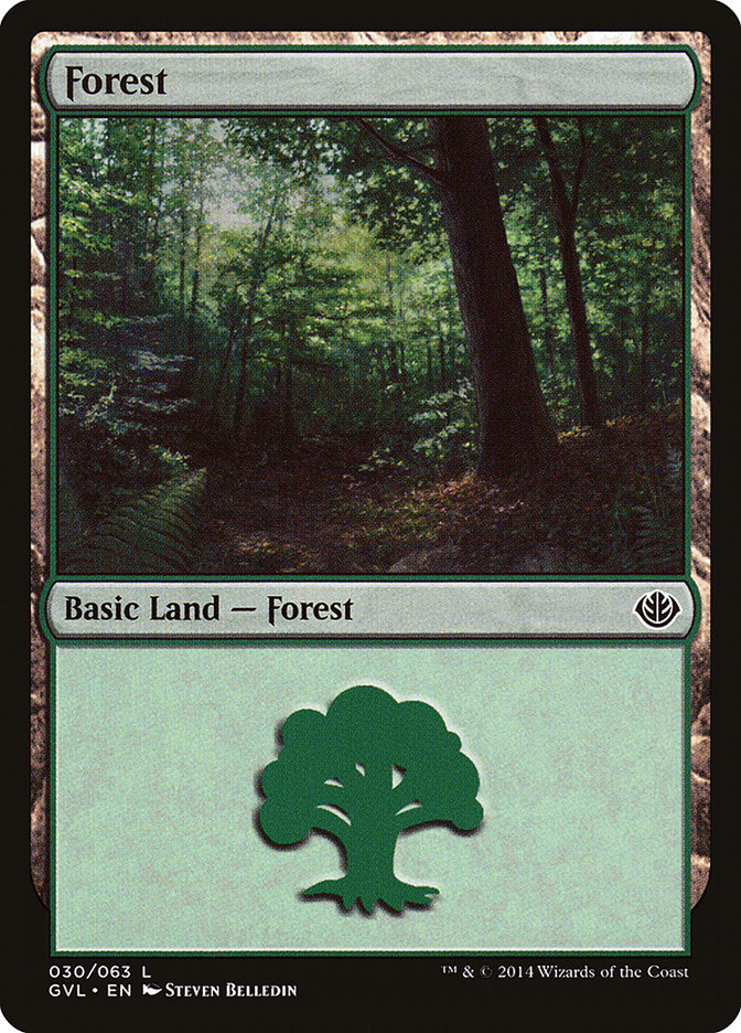 Forest (30) (Garruk vs. Liliana) [Duel Decks Anthology] | Total Play