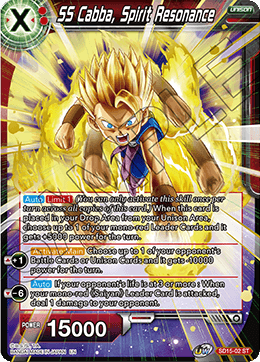 SS Cabba, Spirit Resonance (Starter Deck - Pride of the Saiyans) (SD15-02) [Cross Spirits] | Total Play