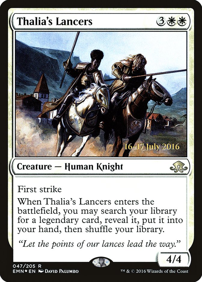 Thalia's Lancers [Eldritch Moon Prerelease Promos] | Total Play