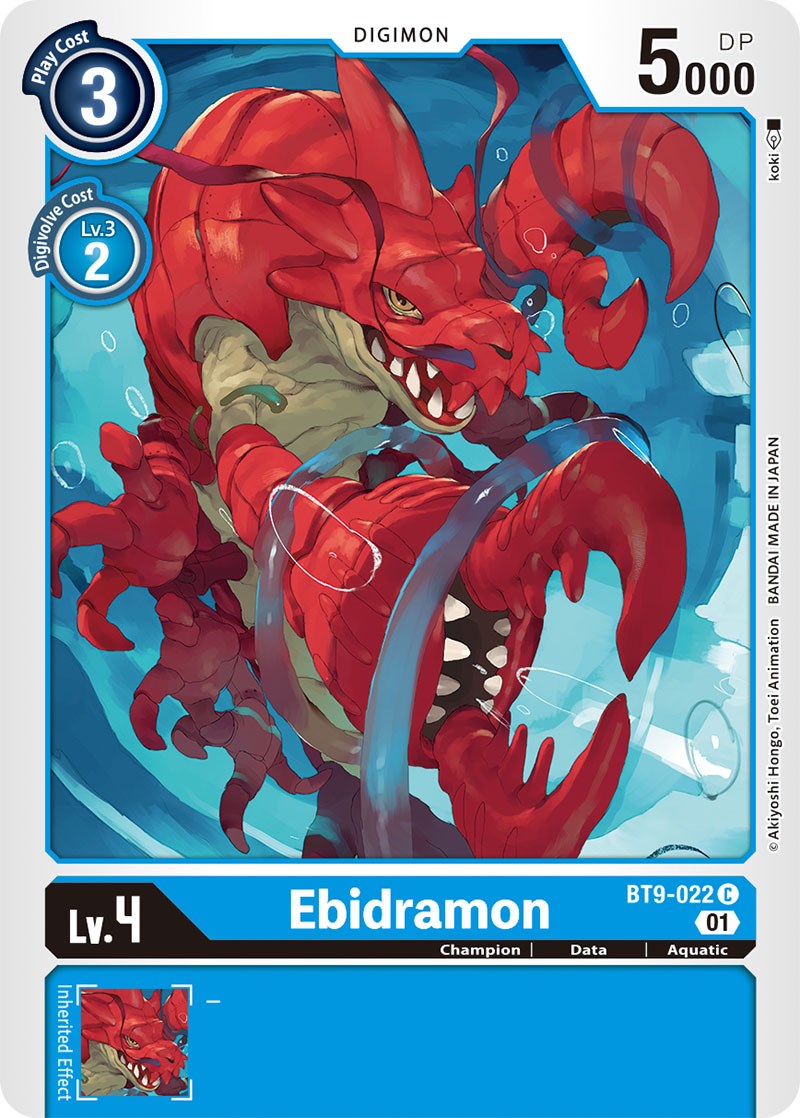 Ebidramon [BT9-022] [X Record] | Total Play