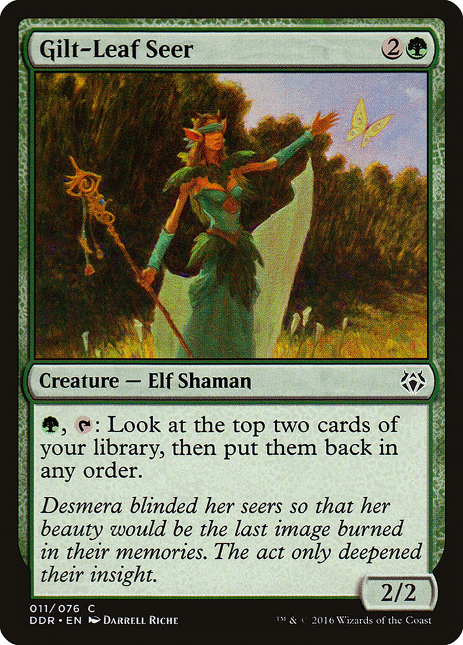 Gilt-Leaf Seer [Duel Decks: Nissa vs. Ob Nixilis] | Total Play