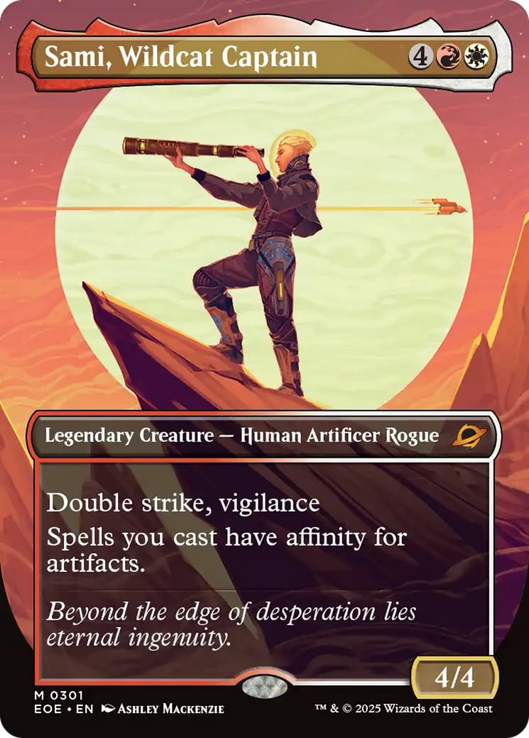 Sami, Wildcat Captain (Borderless) [Edge of Eternities] | Total Play