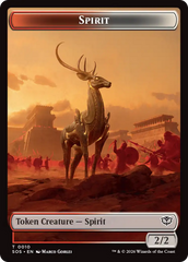Inkling (0006) // Spirit (0010) Double-Sided Token [Secrets of Strixhaven Tokens] | Total Play
