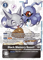 Black Memory Boost! [P-039] (Box Promotion Pack - Next Adventure) [Promotional Cards] | Total Play