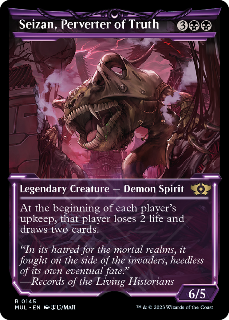 Seizan, Perverter of Truth (Halo Foil) [Multiverse Legends] | Total Play