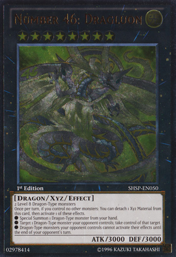 Number 46: Dragluon (UTR) [SHSP-EN050] Ultimate Rare | Total Play