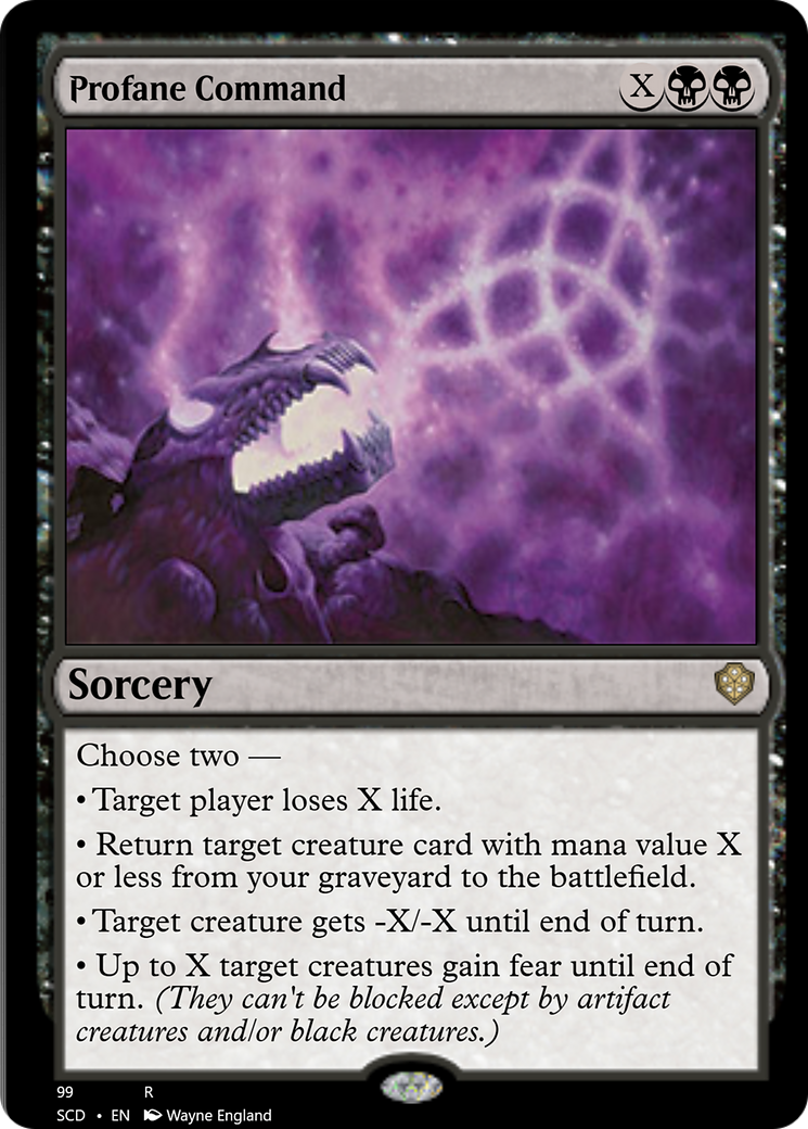 Profane Command [Starter Commander Decks] | Total Play