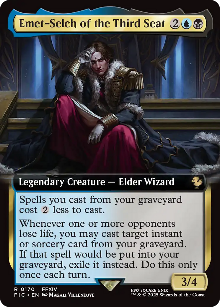 Emet-Selch of the Third Seat (Extended Art) [FINAL FANTASY Commander] | Total Play