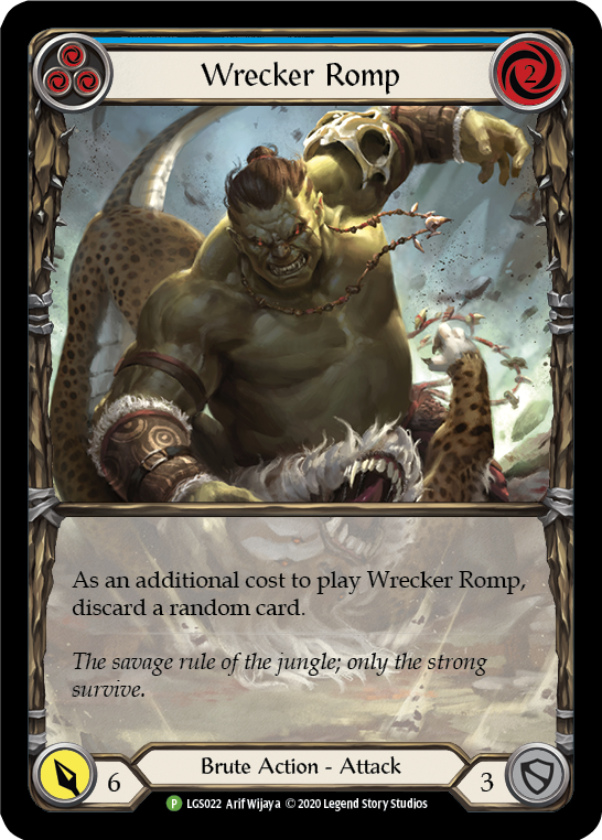 Wrecker Romp (Blue) [LGS022] (Promo)  Rainbow Foil | Total Play