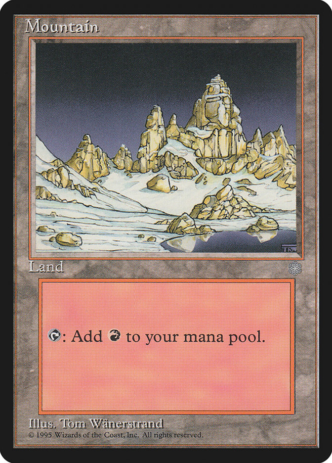 Mountain (No Trees / Signature on Right) [Ice Age] | Total Play