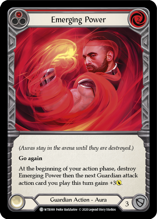 Emerging Power (Red) [U-WTR069] (Welcome to Rathe Unlimited)  Unlimited Rainbow Foil | Total Play