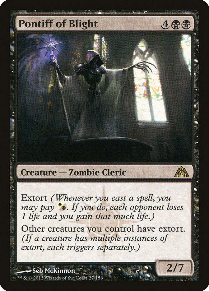Pontiff of Blight [Dragon's Maze] | Total Play