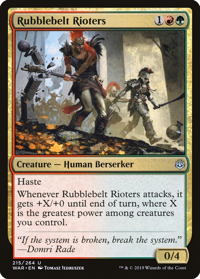 Rubblebelt Rioters [War of the Spark] | Total Play