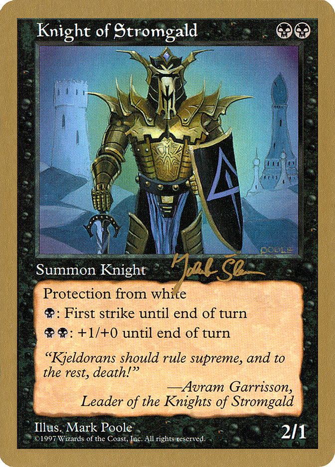 Knight of Stromgald (Jakub Slemr) [World Championship Decks 1997] | Total Play