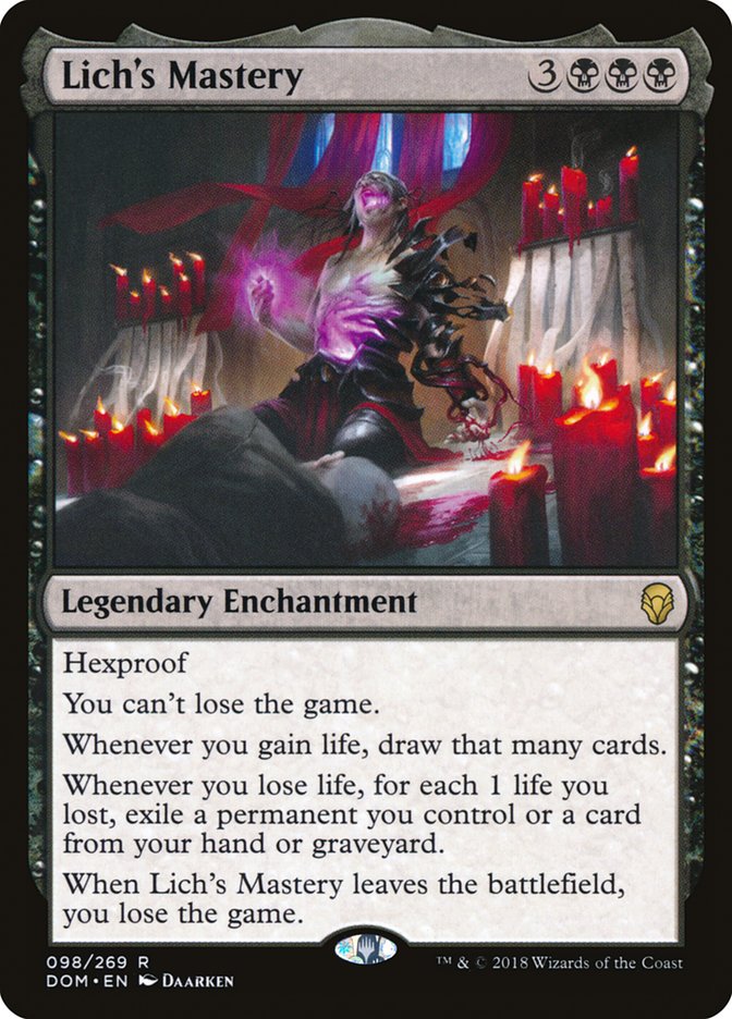 Lich's Mastery [Dominaria] | Total Play