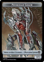 Phyrexian Golem // Ox Double-Sided Token [Commander Masters Tokens] | Total Play