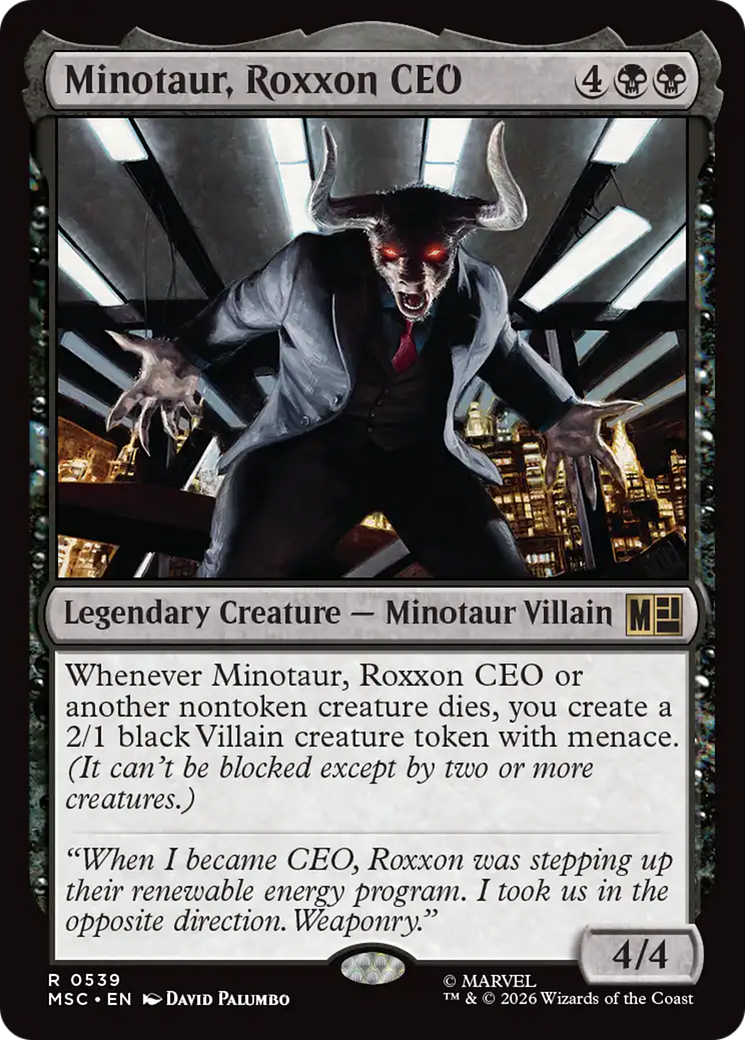 Minotaur, Roxxon CEO [Marvel Super Heroes Commander] | Total Play