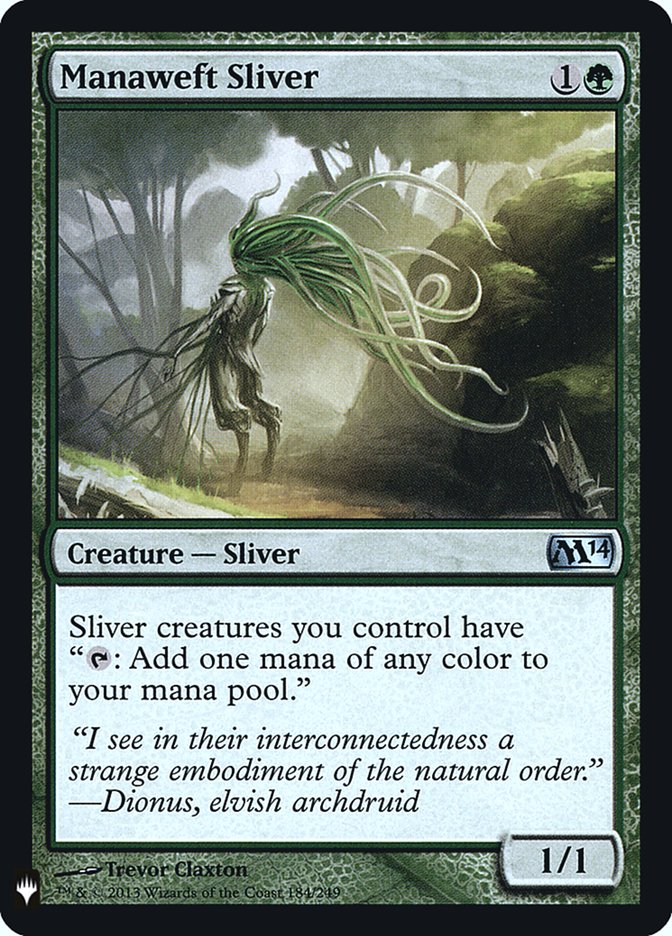 Manaweft Sliver [Mystery Booster] | Total Play