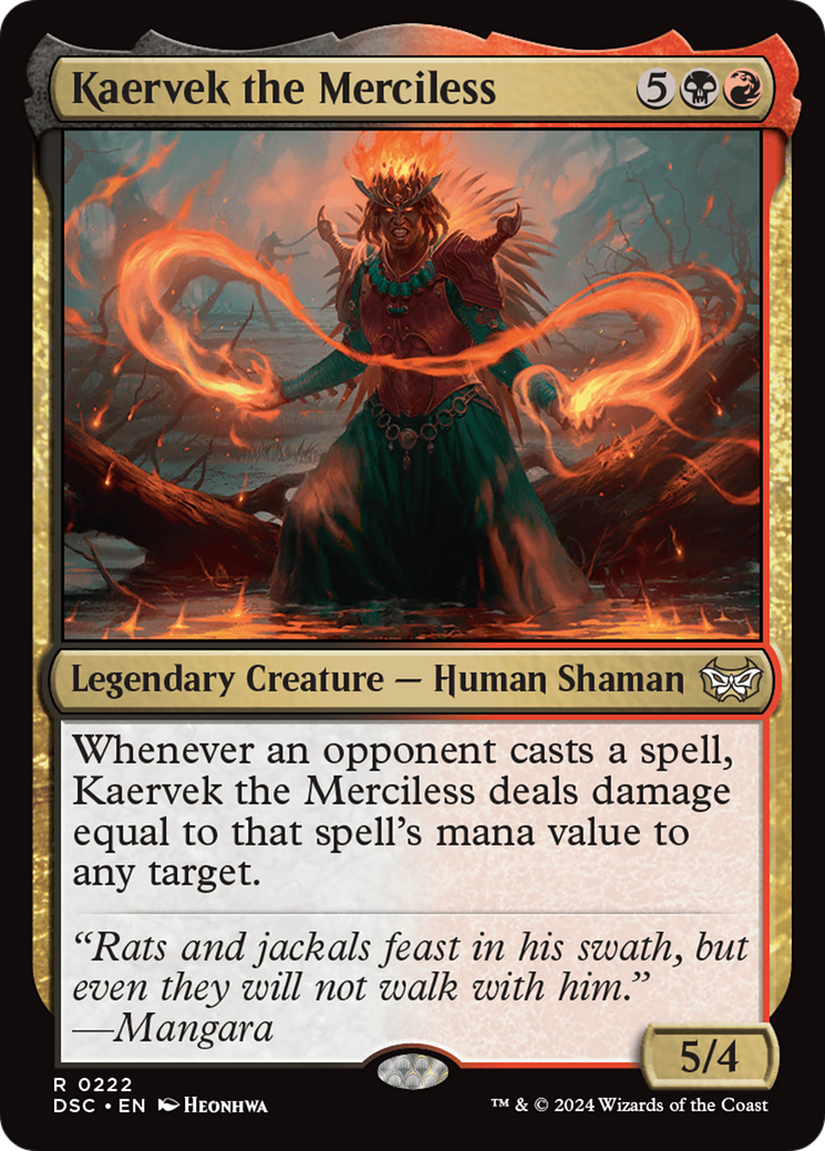 Kaervek the Merciless [Duskmourn: House of Horror Commander] | Total Play