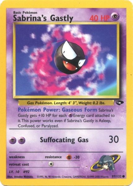 Sabrina's Gastly (97/132) [Gym Challenge Unlimited] | Total Play