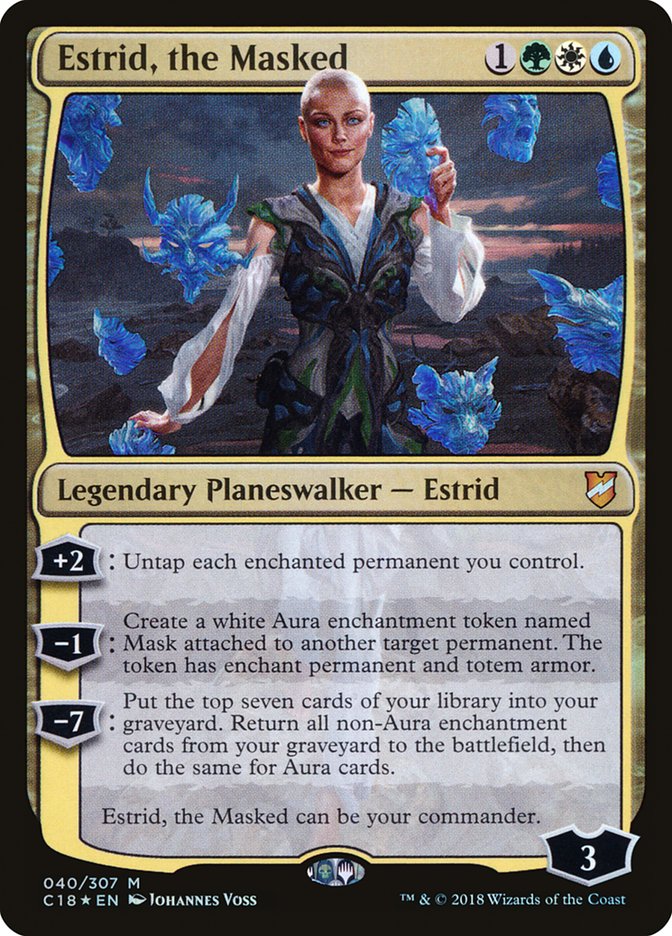 Estrid, the Masked [Commander 2018] | Total Play