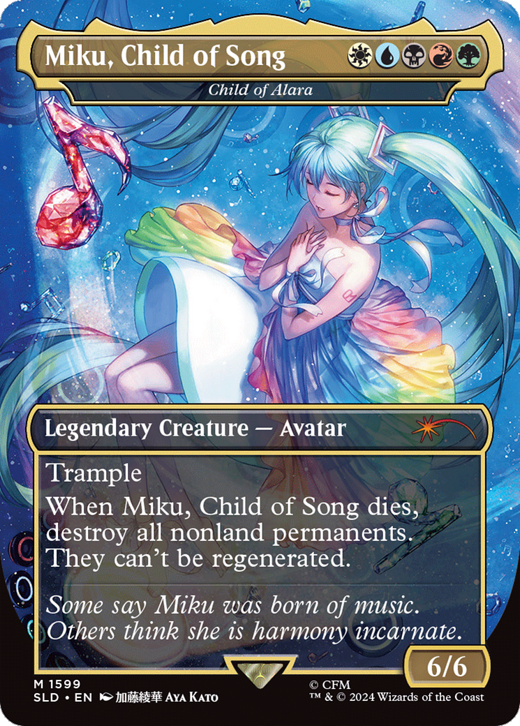 Miku, Child of Song - Child of Alara [Secret Lair Drop Series] | Total Play