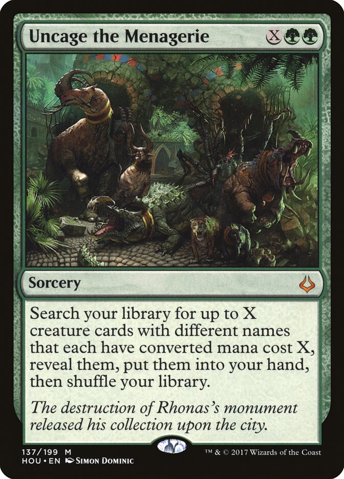 Uncage the Menagerie [Hour of Devastation] | Total Play