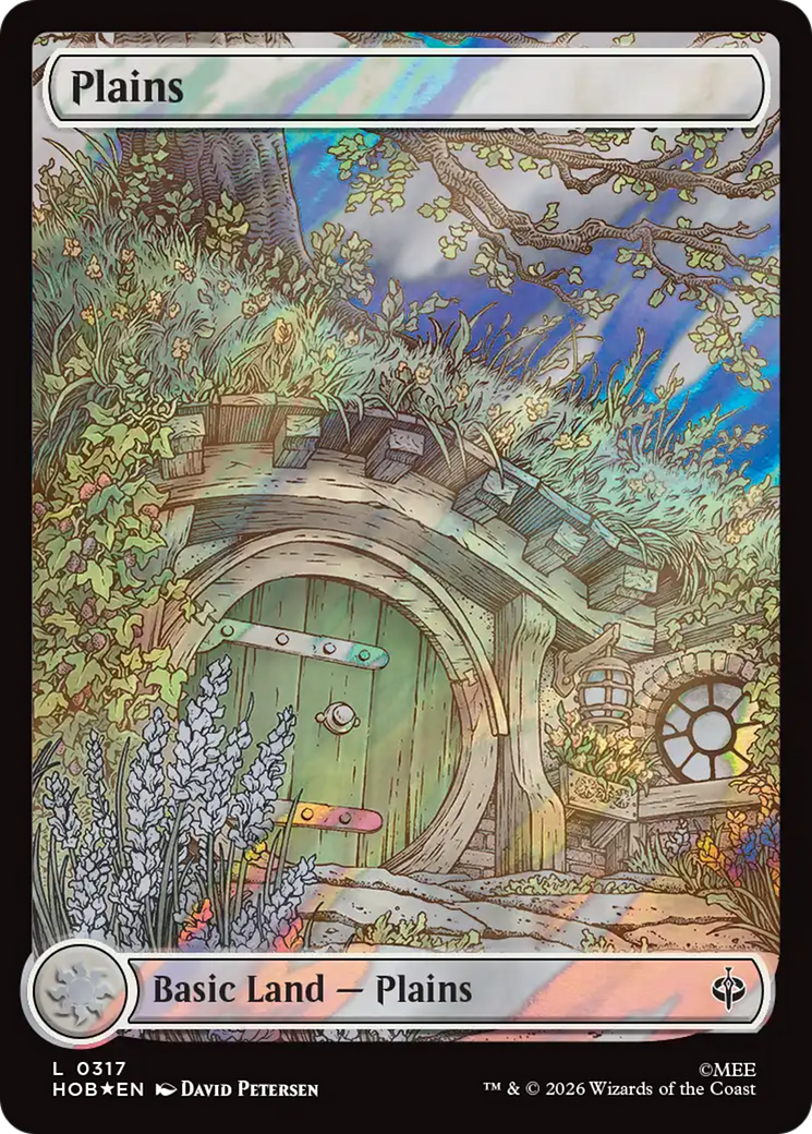 Plains (0317) (Surge Foil) [The Hobbit] | Total Play