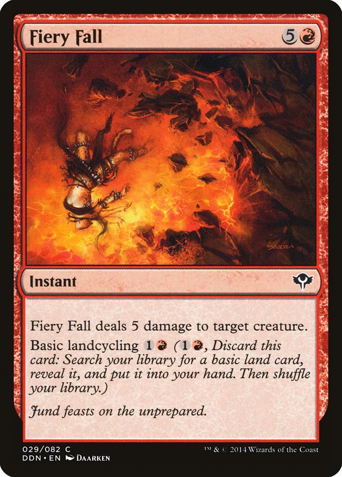 Fiery Fall [Duel Decks: Speed vs. Cunning] | Total Play