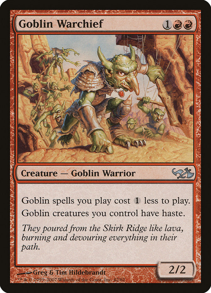 Goblin Warchief [Duel Decks: Elves vs. Goblins] | Total Play