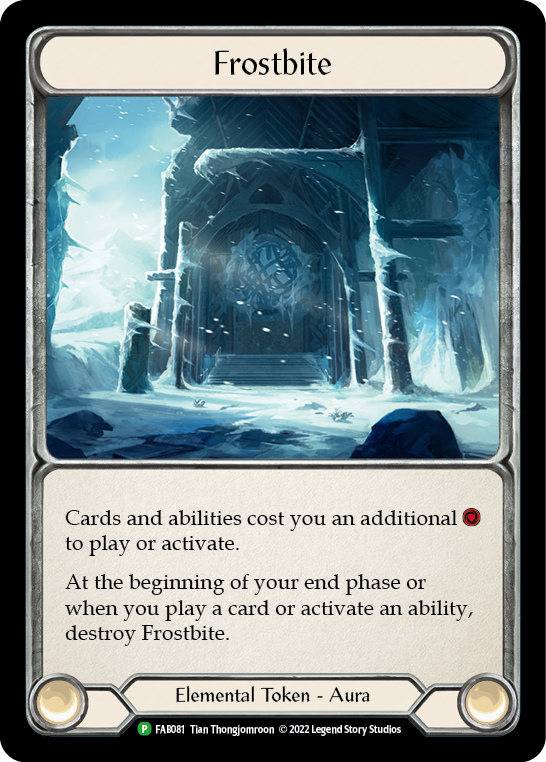 Frostbite [FAB081] (Promo)  Cold Foil | Total Play