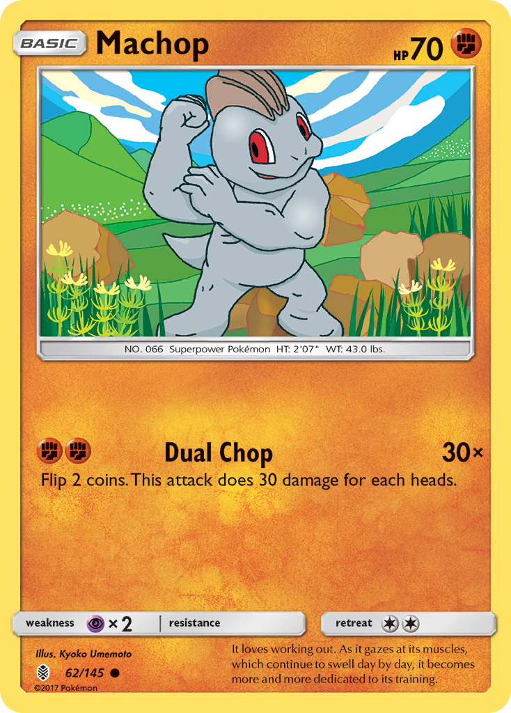 Machop (62/145) [Sun & Moon: Guardians Rising] | Total Play