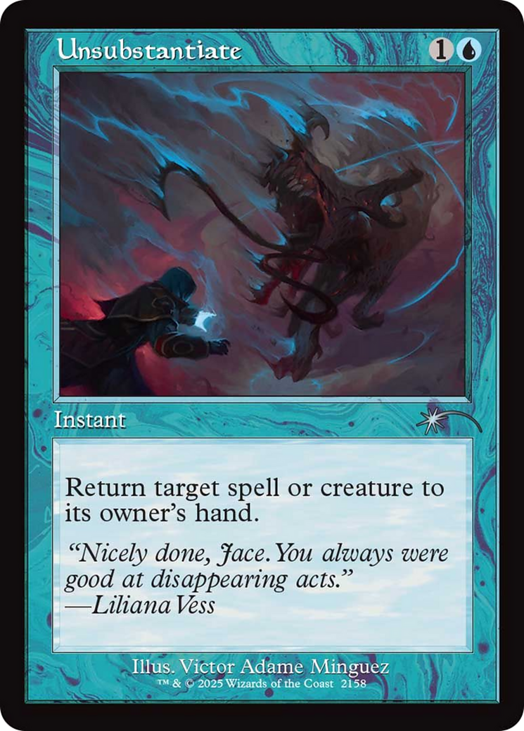 Unsubstantiate (Retro Frame) [Secret Lair Drop Series] | Total Play