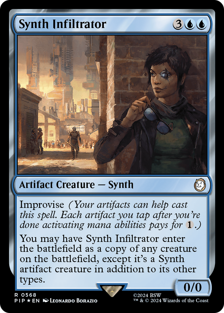 Synth Infiltrator (Surge Foil) [Fallout] | Total Play