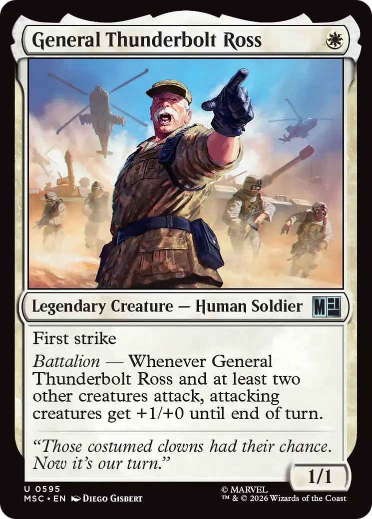 General Thunderbolt Ross [Marvel Super Heroes Commander] | Total Play