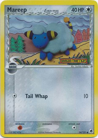 Mareep (54/101) (Delta Species) (Stamped) [EX: Dragon Frontiers] | Total Play