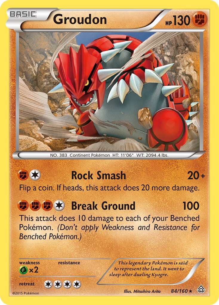 Groudon (84/160) (Theme Deck Exclusive) [XY: Primal Clash] | Total Play