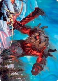 Quakebringer Art Card (Gold-Stamped Signature) [Kaldheim Art Series] | Total Play