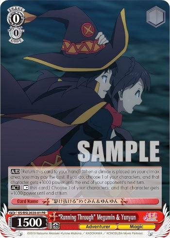 "Running Through" Megumin & Yunyun (BSL2020-WS01 PR) [Bushiroad Event Cards] | Total Play