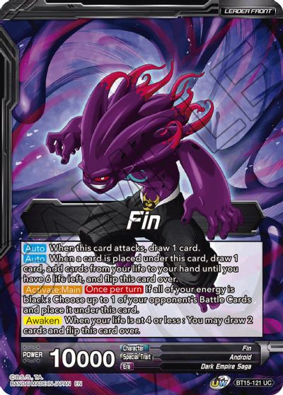 Fin // Fin, Apocalyptic Absorption (BT15-121) [Saiyan Showdown] | Total Play