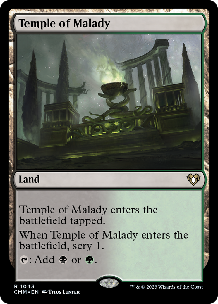 Temple of Malady [Commander Masters] | Total Play