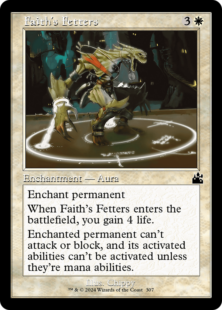 Faith's Fetters (Retro Frame) [Ravnica Remastered] | Total Play