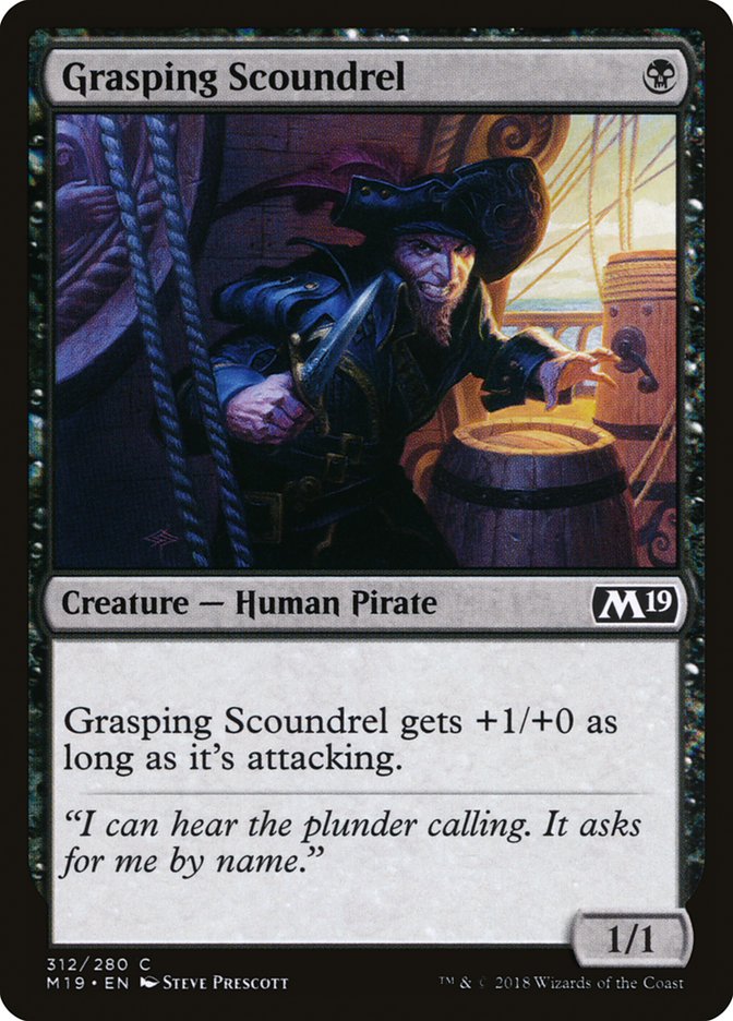 Grasping Scoundrel [Core Set 2019] | Total Play