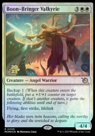 Boon-Bringer Valkyrie [March of the Machine Prerelease Promos] | Total Play