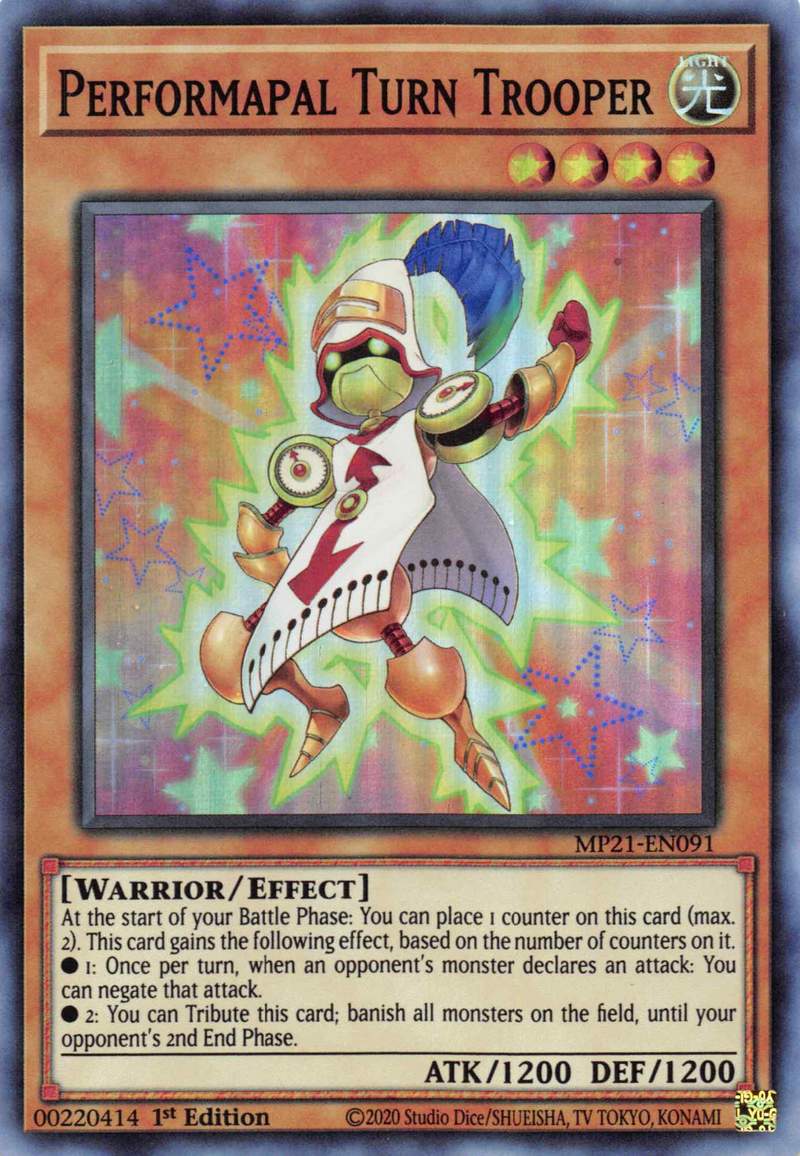 Performapal Turn Trooper [MP21-EN091] Super Rare | Total Play