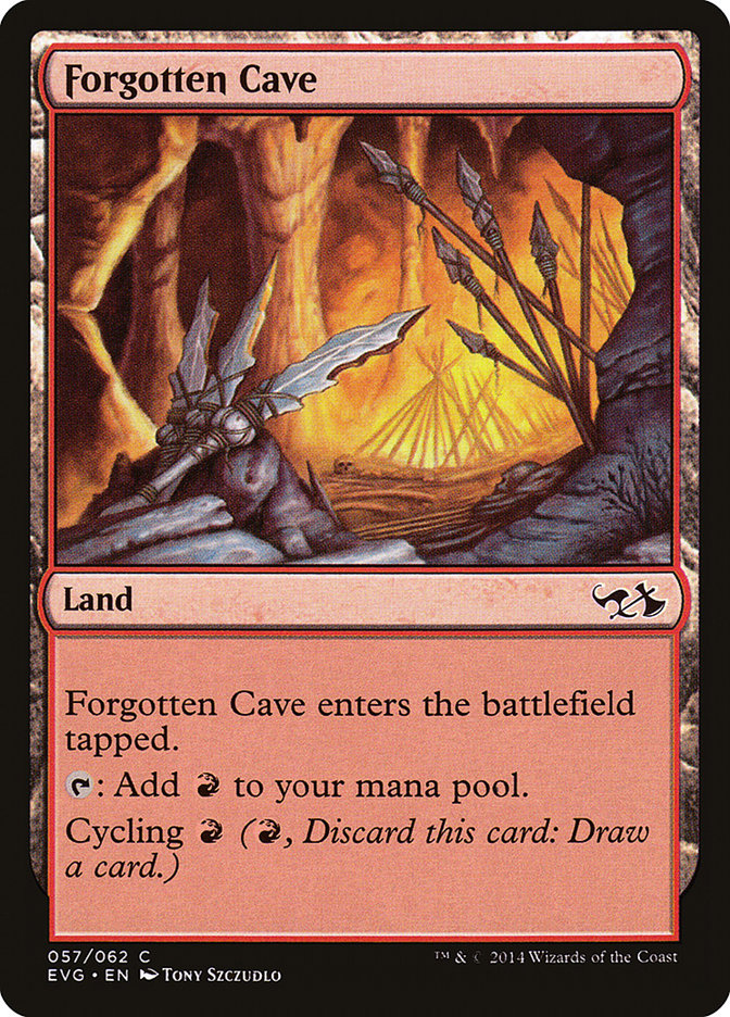Forgotten Cave (Elves vs. Goblins) [Duel Decks Anthology] | Total Play
